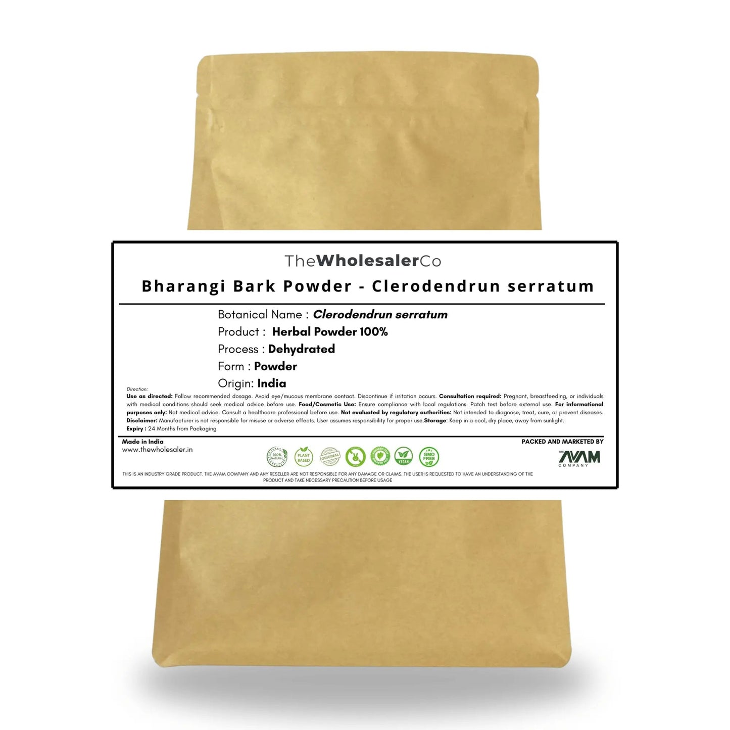 Bharangi Bark Powder - Clerodendrun Serratum Bulk Supplier@TheWholesaleCo Prices