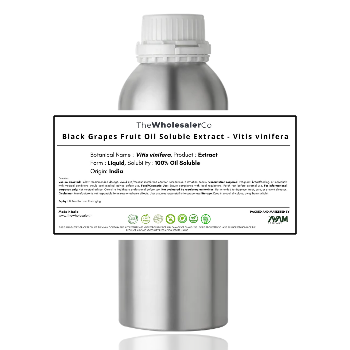 Black Grapes Fruit Oil Soluble Extract - Vitis vinifera