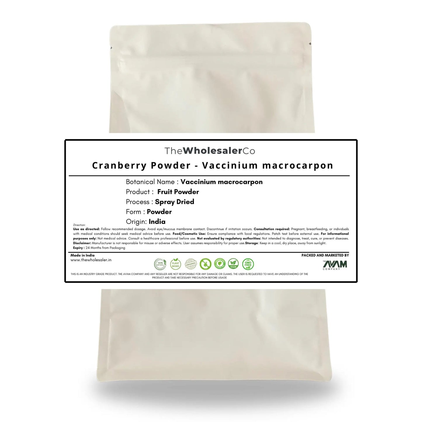 Cranberry Powder - Vaccinium macrocarpon Product vendor