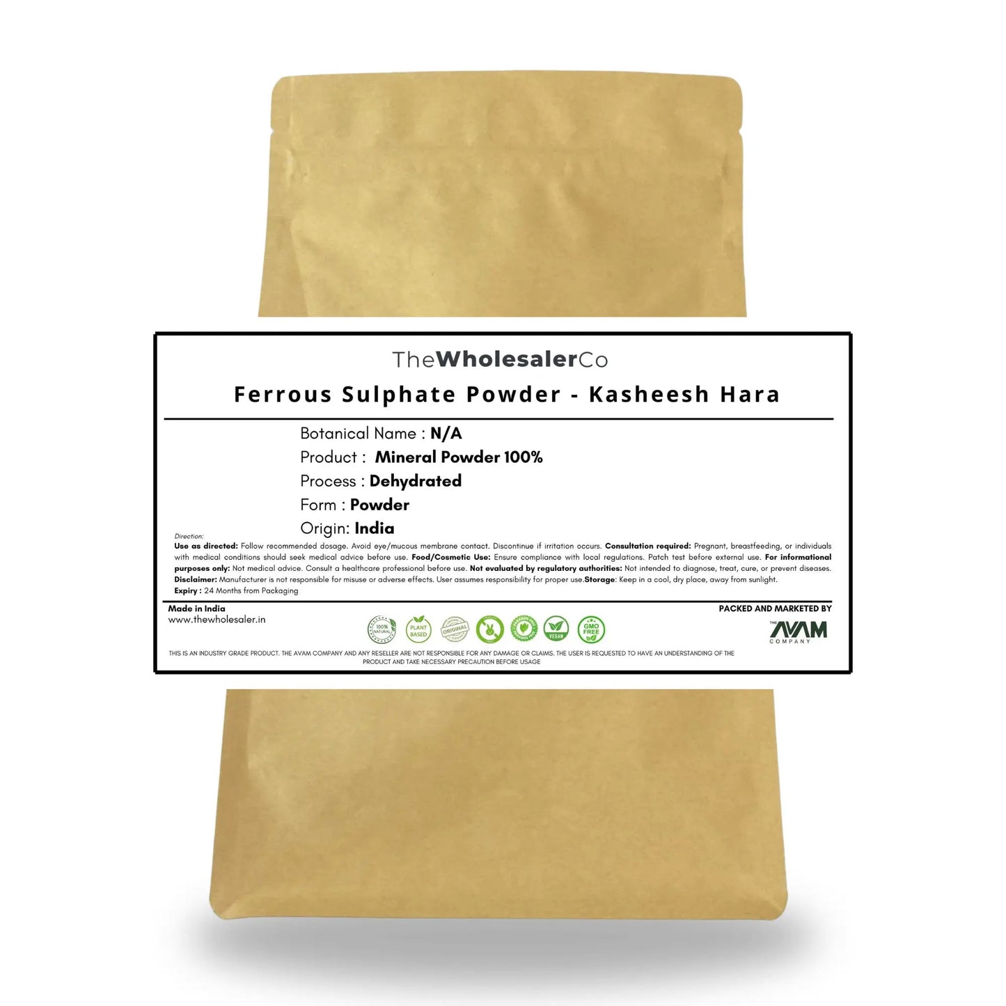 Ferrous Sulphate Powder - Kasheesh Hara Bulk Supplier@TheWholesaleCo Prices