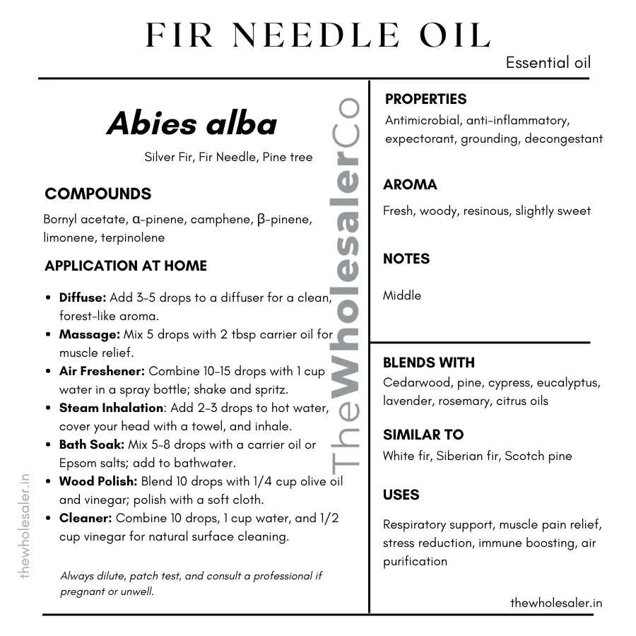Fir Needle Oil - Abies alba Product vendor