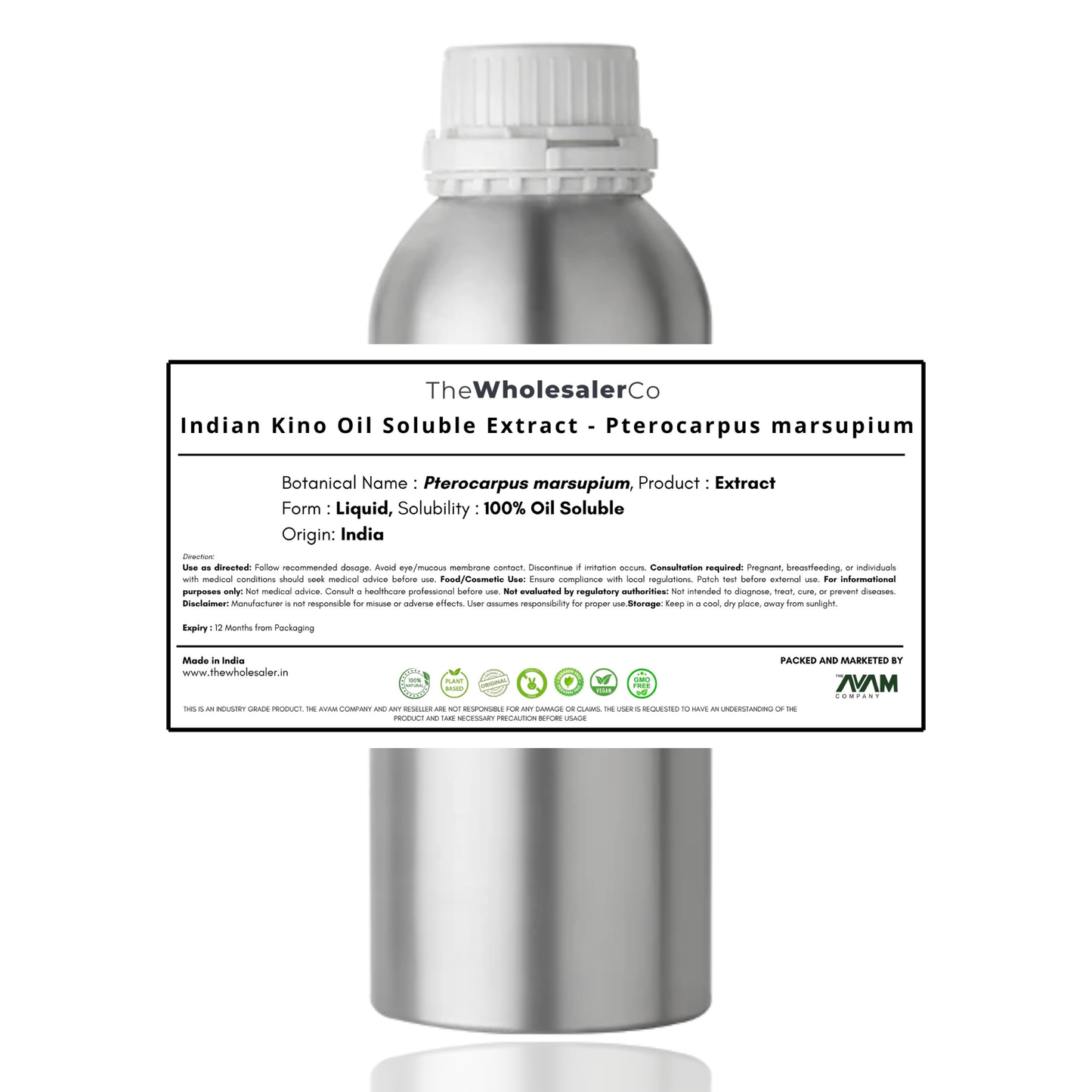 Indian Kino Oil Soluble Extract - Pterocarpus marsupium