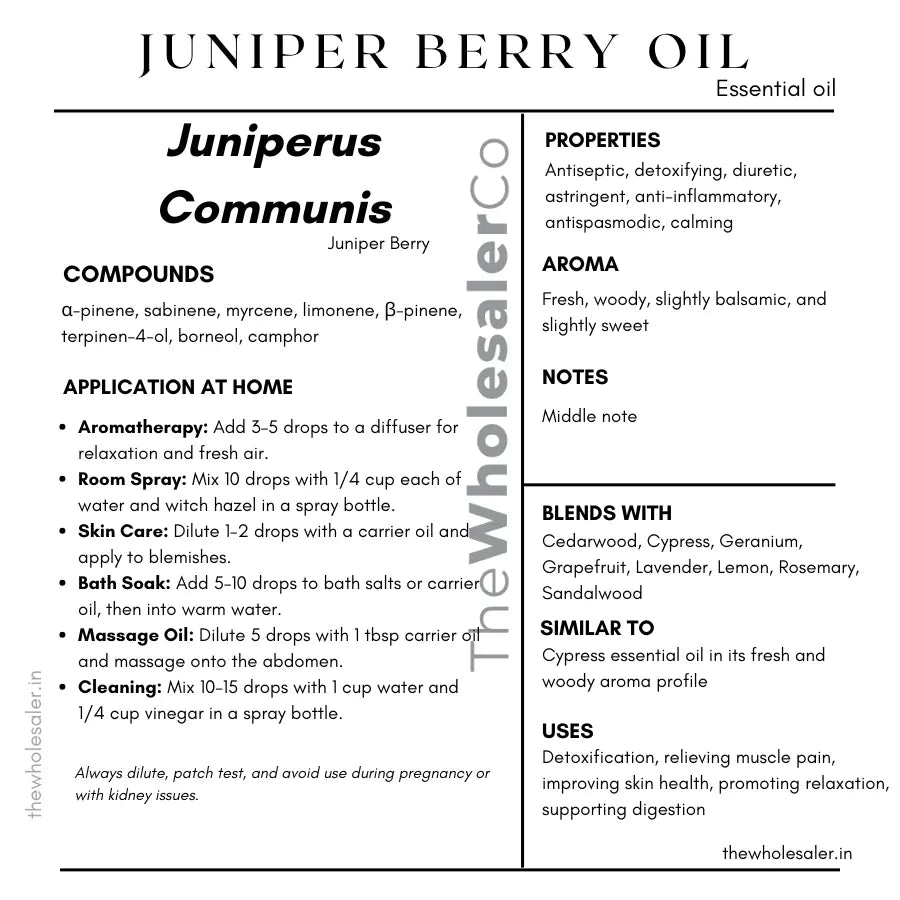 Juniper Berry Oil - Juniperus Communis Product vendor