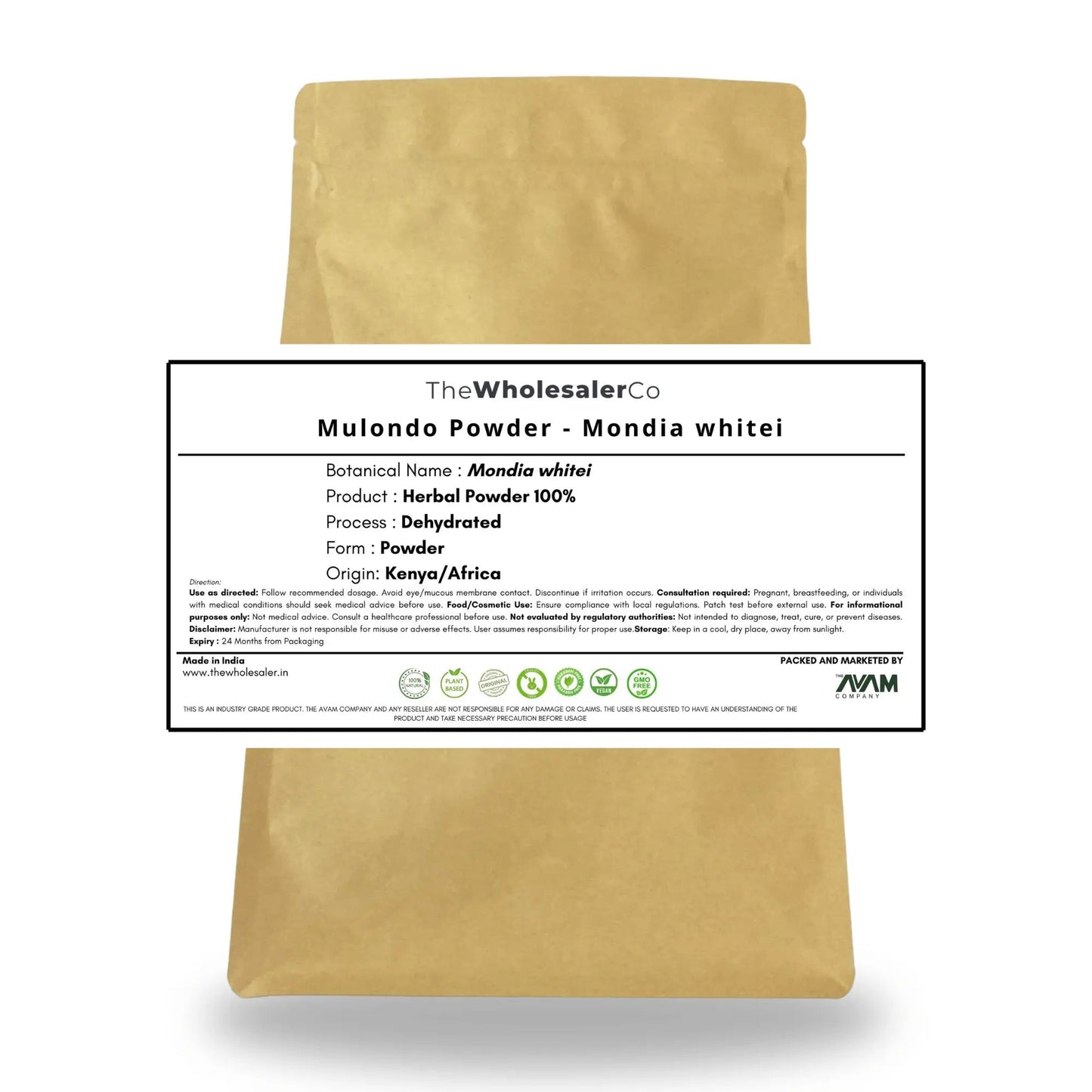 Mulondo Powder - Mondia whitei Bulk Supplier@TheWholesaleCo Prices