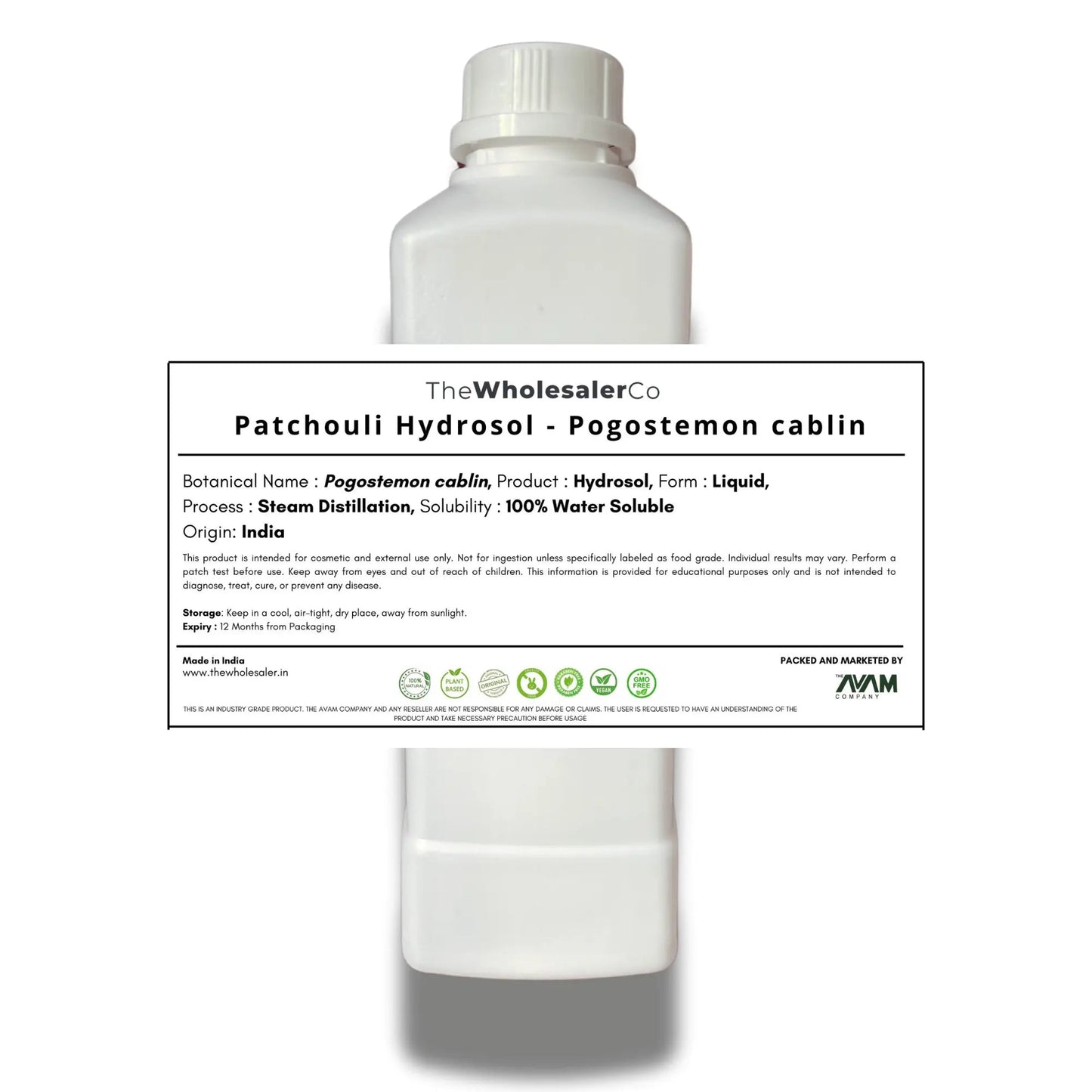 Patchouli Hydrosol - Pogostemon cablin Bulk Supplier@TheWholesaleCo Prices