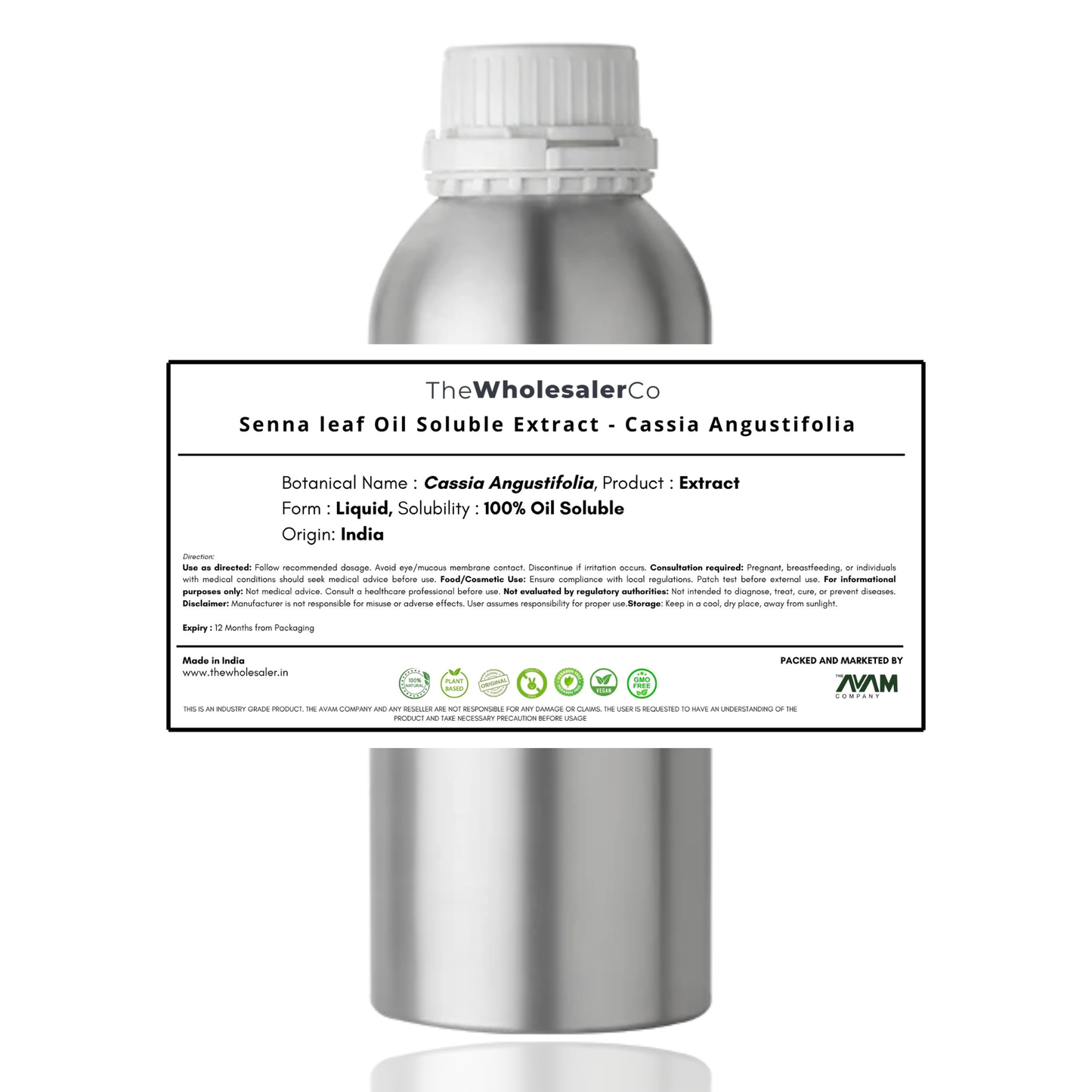 Senna leaf Oil Soluble Extract - Cassia Angustifolia