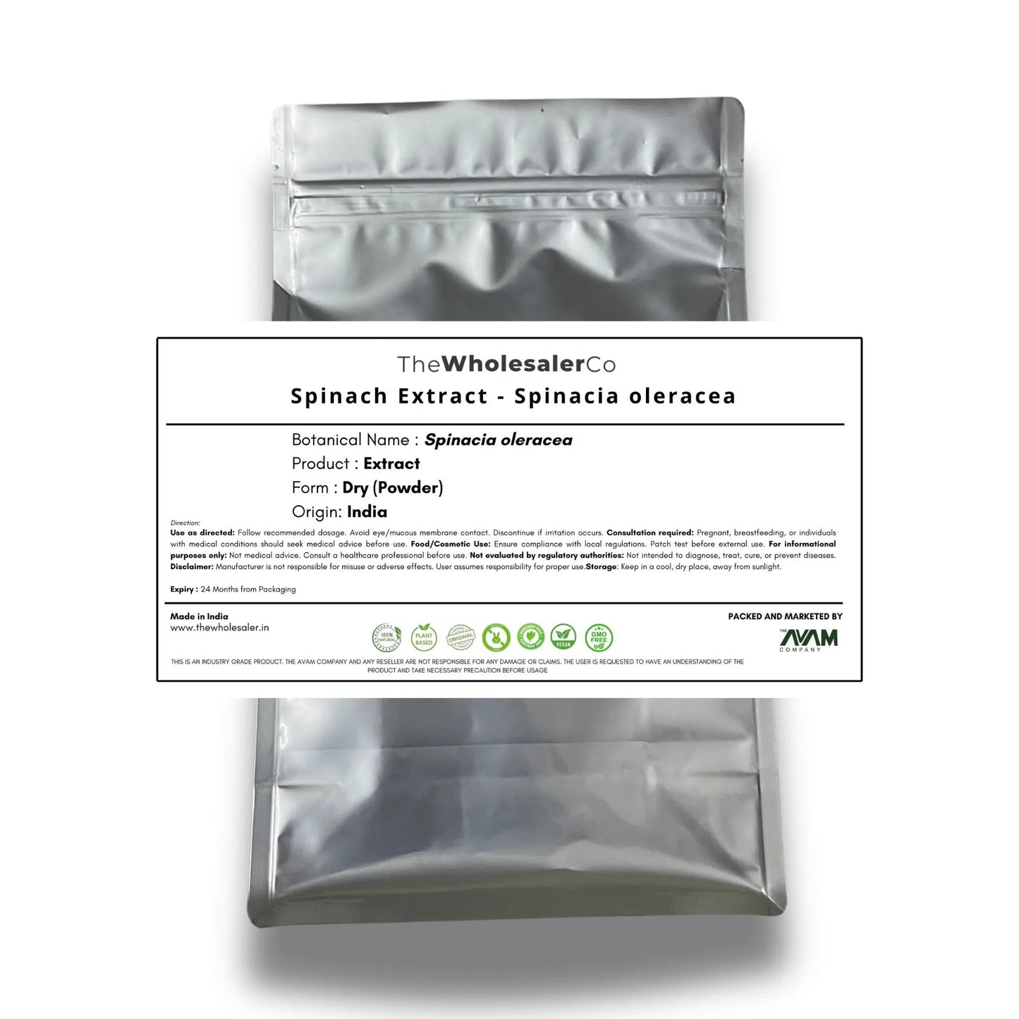 Spinach Extract - Spinacia oleracea Product vendor