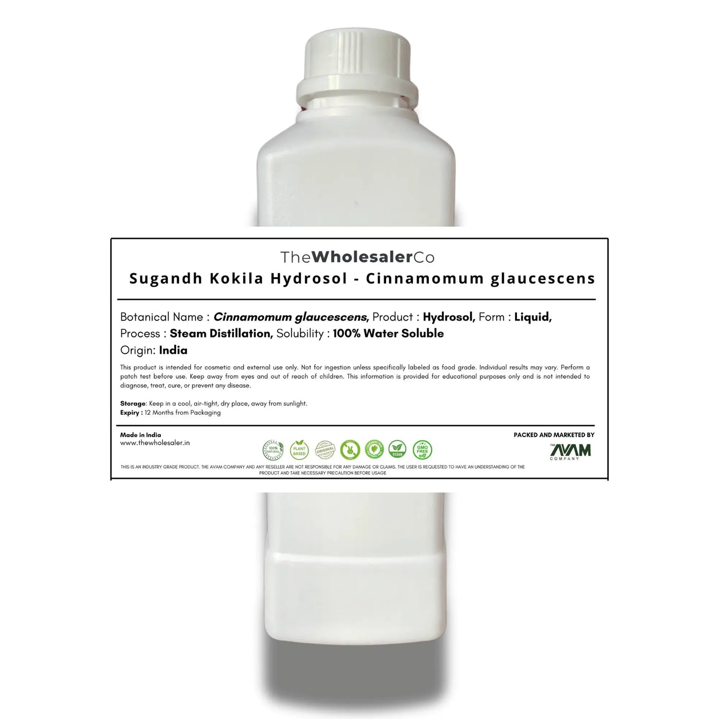 Sugandh Kokila Hydrosol - Cinnamomum glaucescens Bulk Supplier@TheWholesaleCo Prices