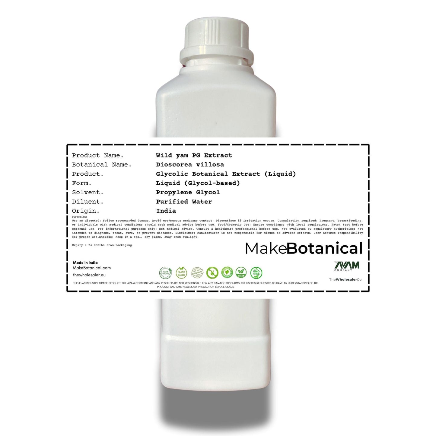 Wild yam PG Extract - Dioscorea villosa