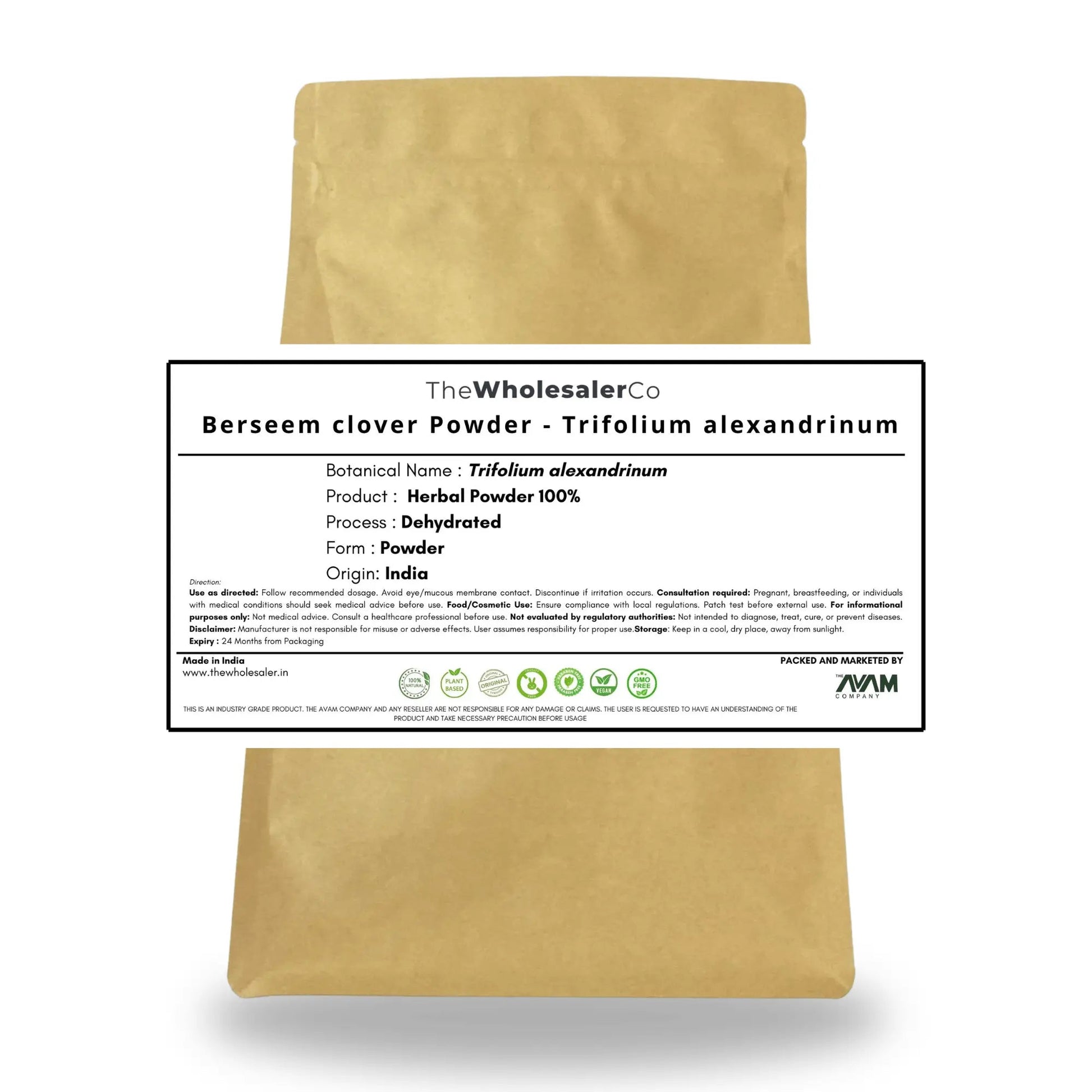 Berseem clover Powder - Trifolium alexandrinum Product vendor
