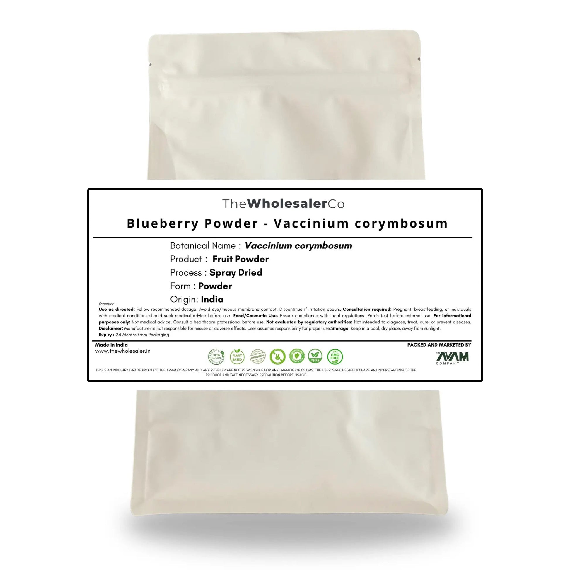 Blueberry Powder - Vaccinium corymbosum Bulk Supplier@TheWholesaleCo Prices