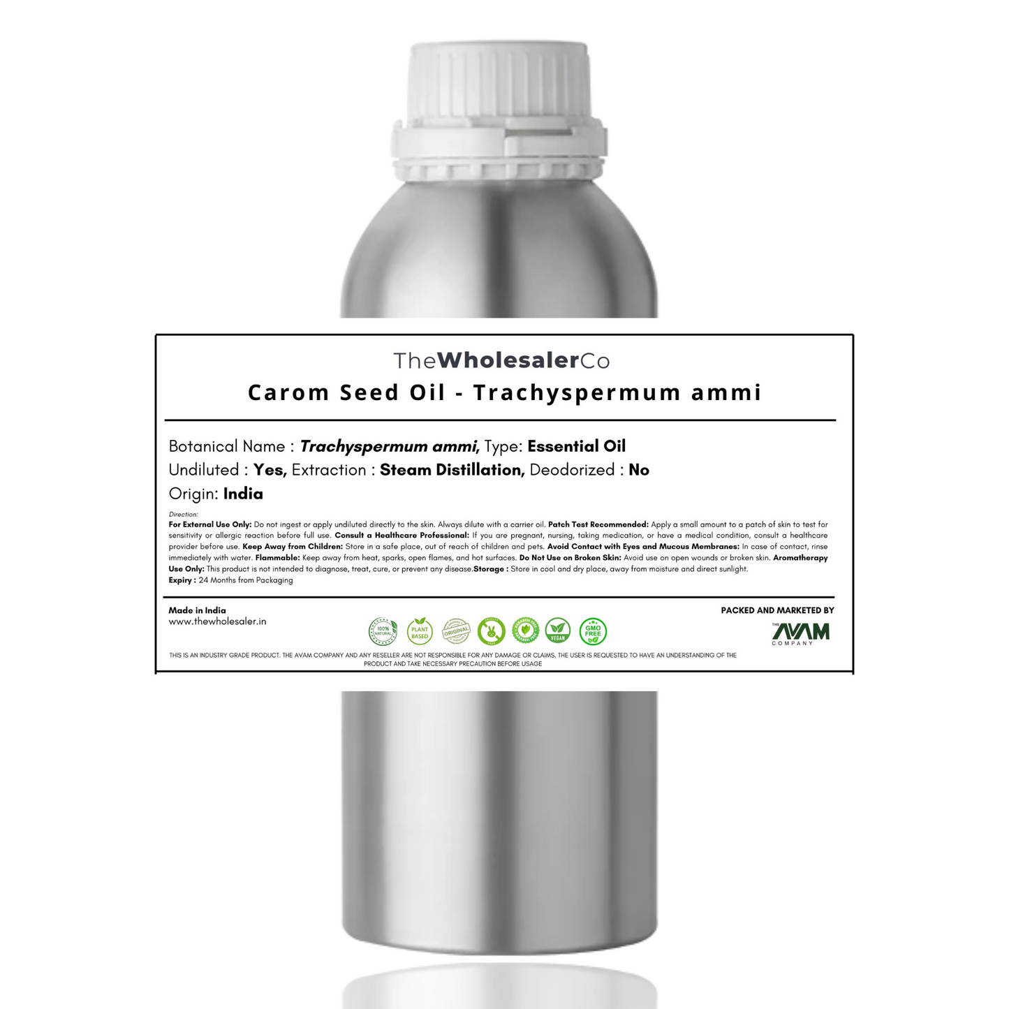 Carom Seed Oil - Ajowan Oil - Trachyspermum ammi