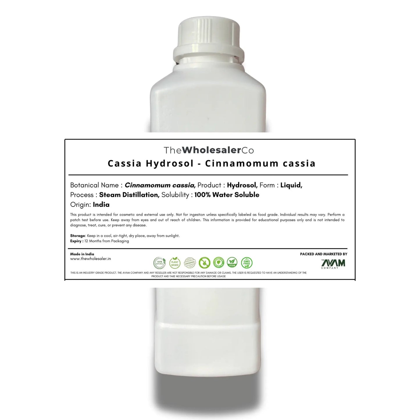 Cassia Hydrosol - Cinnamomum cassia Bulk Supplier@TheWholesaleCo Prices
