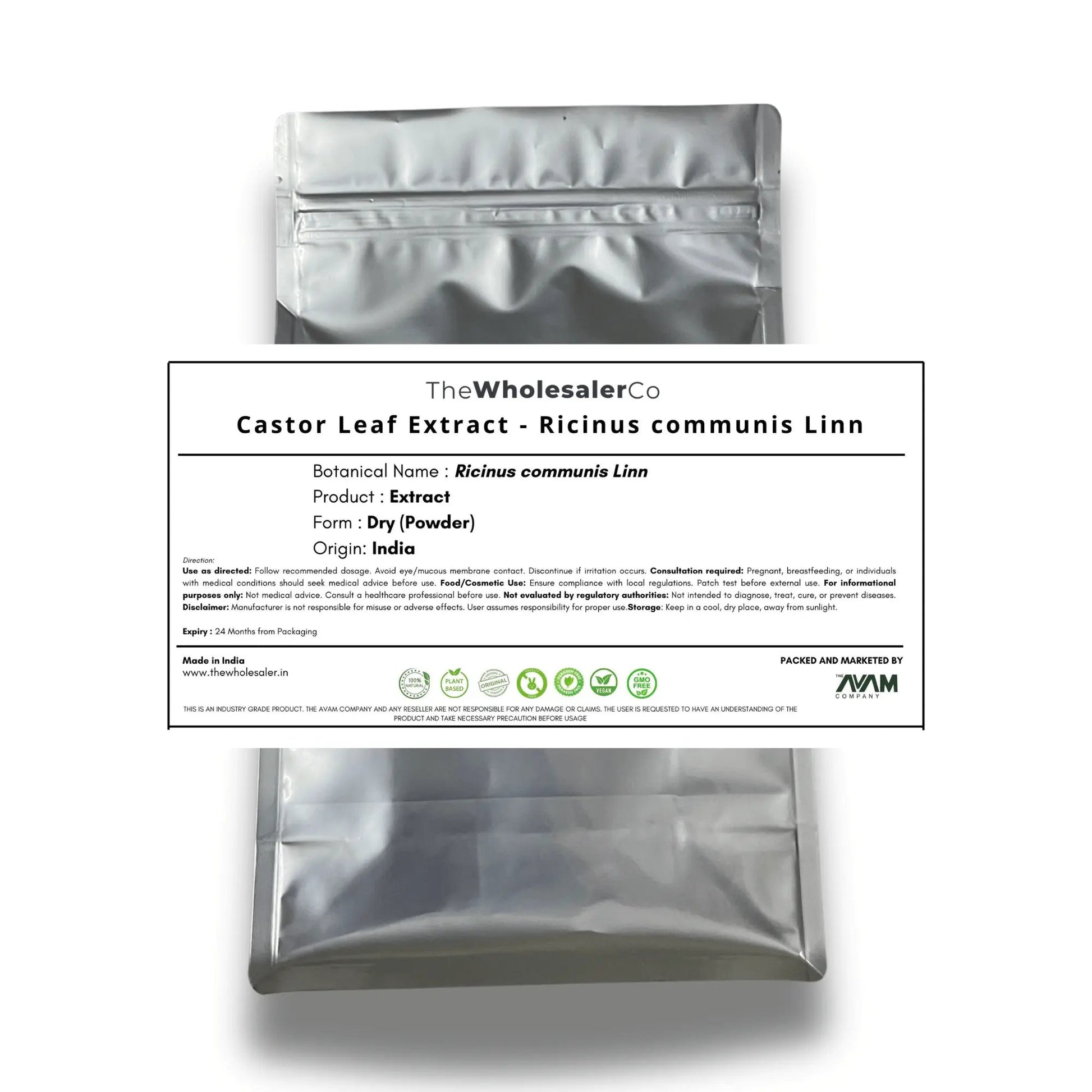 Castor Leaf Extract - Ricinus Communis Linn Product vendor
