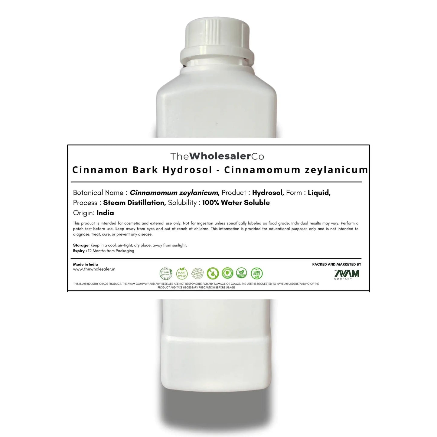 Cinnamon Bark Hydrosol - Cinnamomum zeylanicum Bulk Supplier@TheWholesaleCo Prices