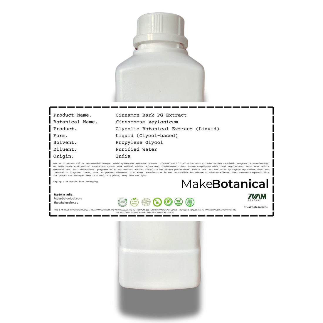 Cinnamon Bark PG Extract - Cinnamomum zeylanicum