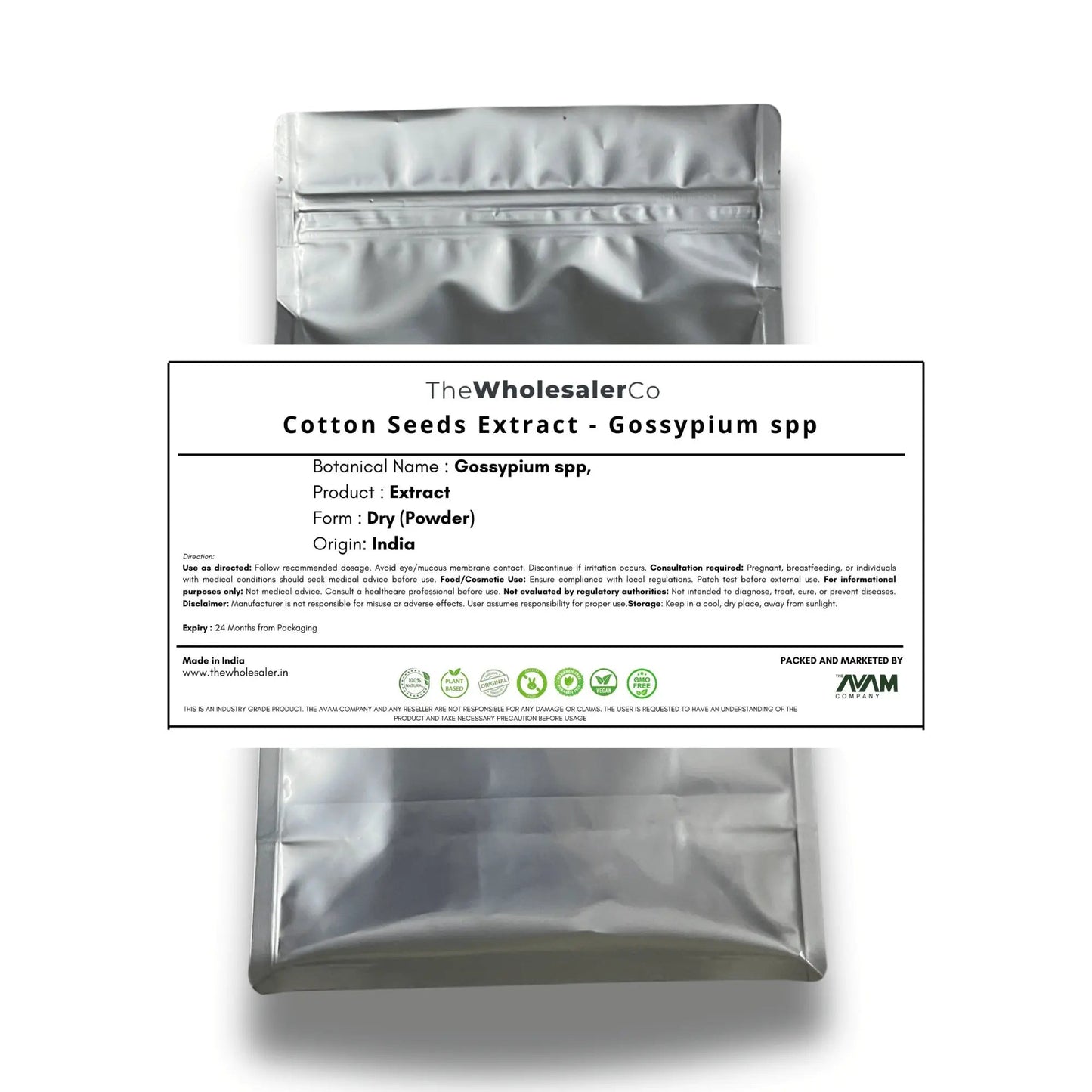 Cotton Seeds Extract - Gossypium spp Product vendor