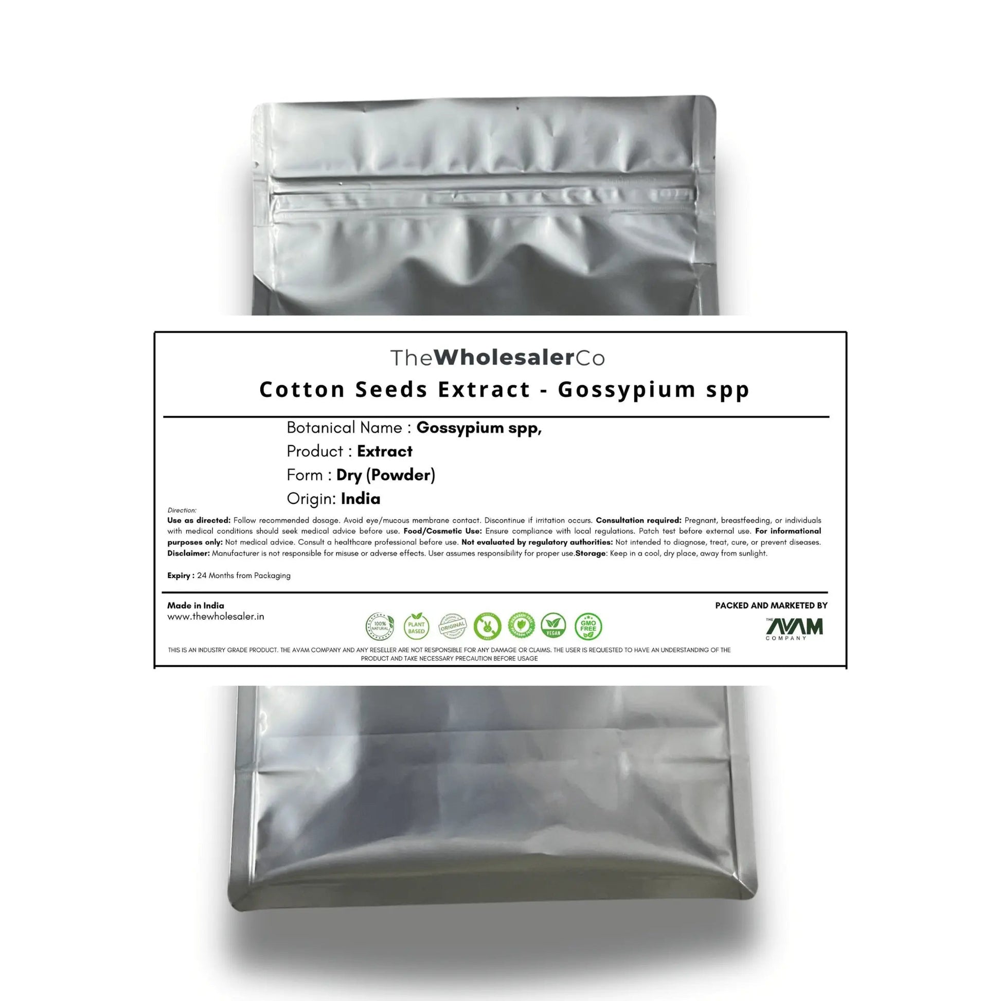 Cotton Seeds Extract - Gossypium spp Product vendor