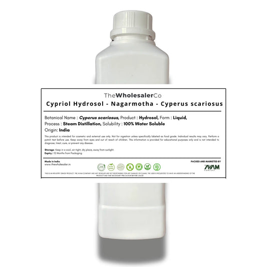 Cypriol Hydrosol - Nagarmotha - Cyperus scariosus Bulk Supplier@TheWholesaleCo Prices