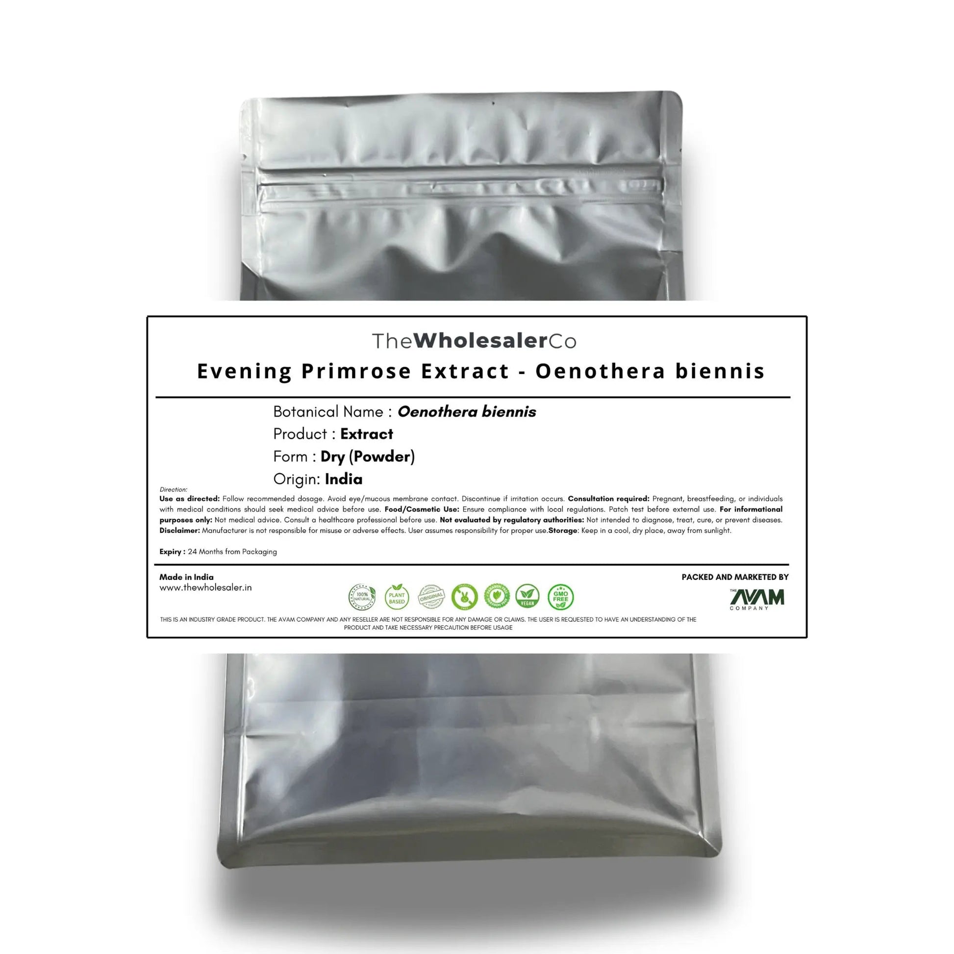 Evening Primrose Extract - Oenothera biennis Bulk Supplier@TheWholesaleCo Prices