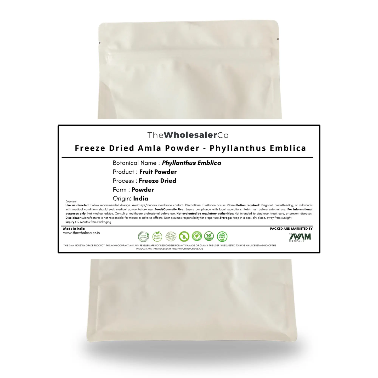 [IN] Freeze Dried Amla Powder - Phyllanthus Emblica