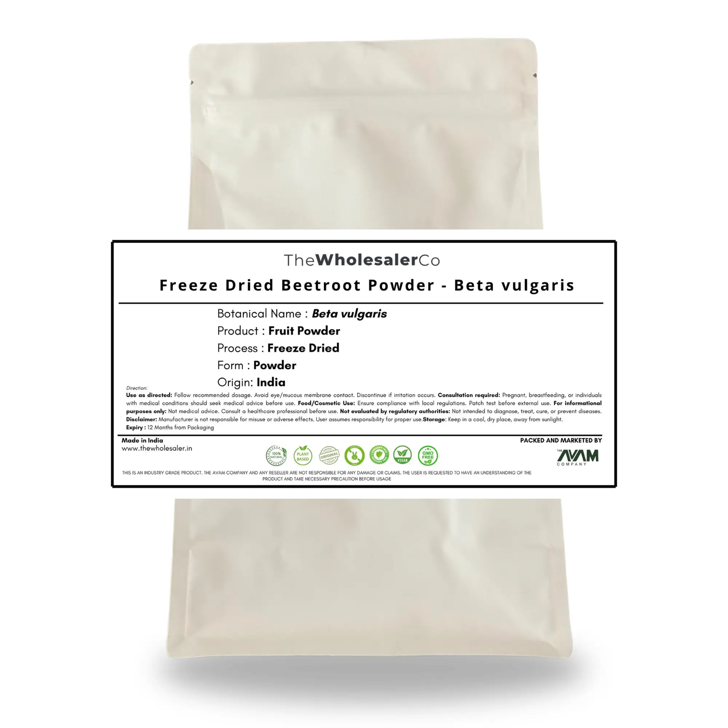 [IN] Freeze Dried Beetroot Powder - Beta vulgaris