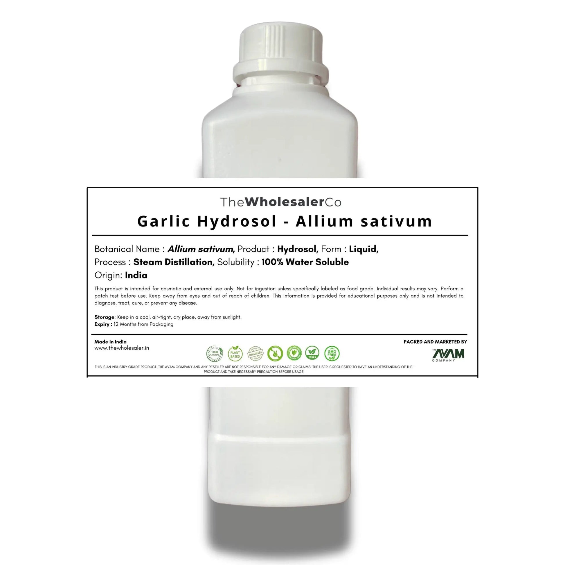 Garlic Hydrosol - Allium sativum Bulk Supplier@TheWholesaleCo Prices