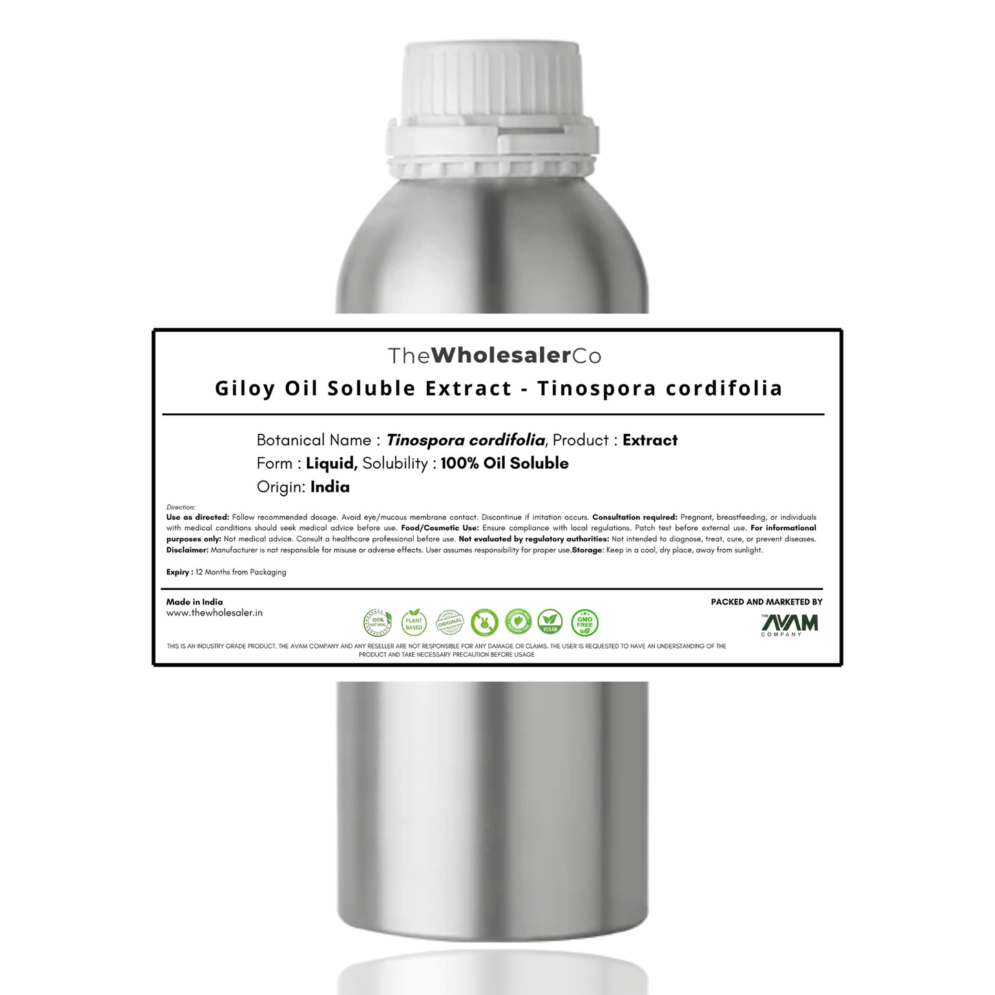 Giloy Oil Soluble Extract - Tinospora cordifolia
