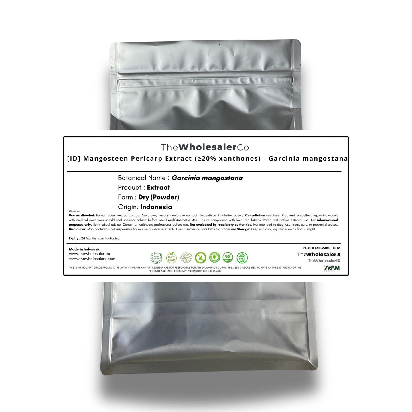 [ID] Mangosteen Pericarp Extract (≥20% xanthones) - Garcinia mangostana