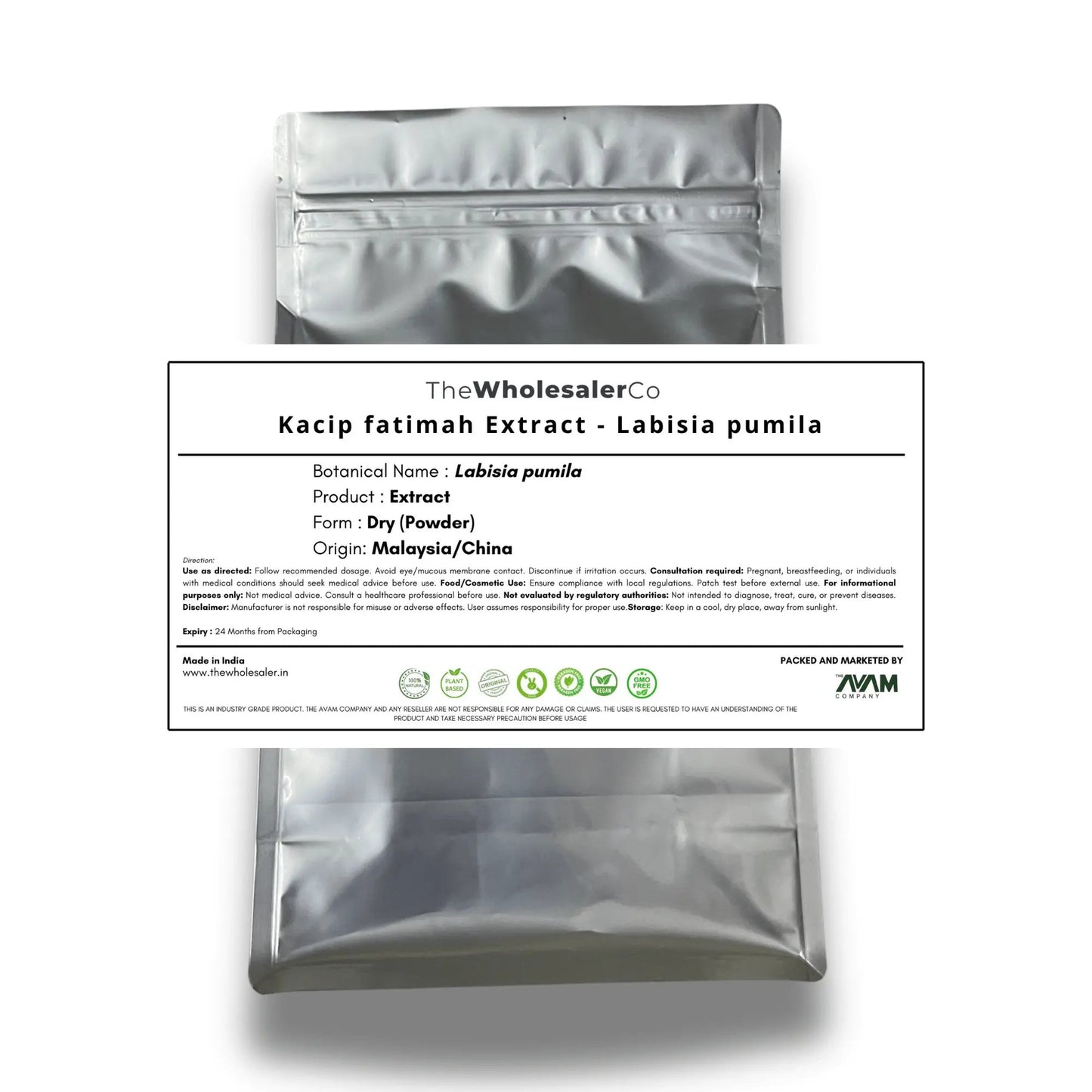 Kacip fatimah Extract - Labisia pumila Bulk Supplier@TheWholesaleCo Prices