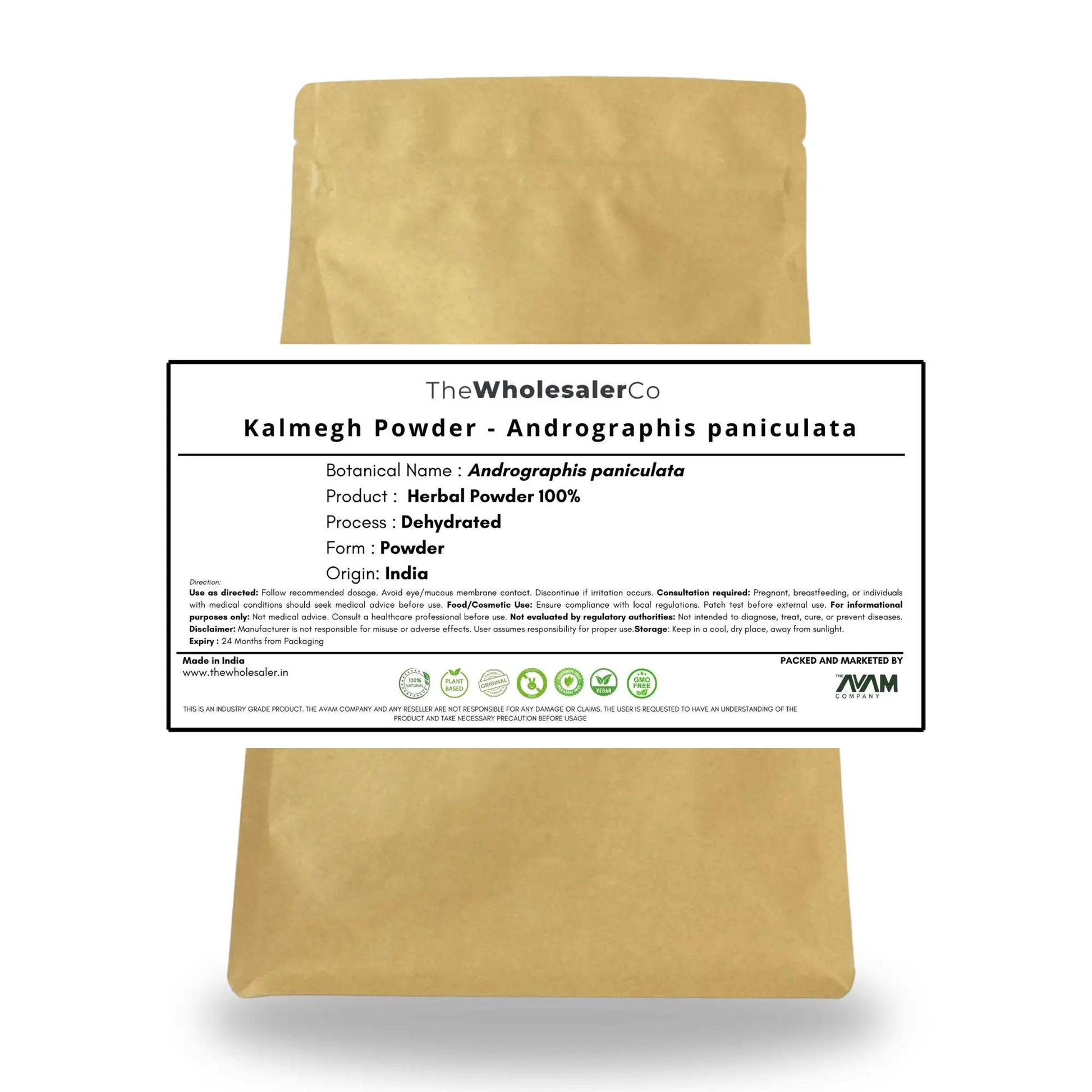 Kalmegh Powder - Chirayta Hara - Andrographis Paniculata Product vendor