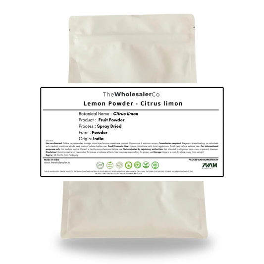 Lemon Powder - Citrus limon Bulk Supplier@TheWholesaleCo Prices