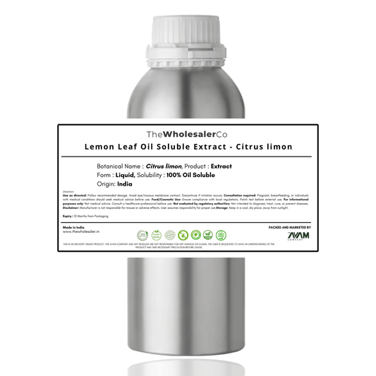 Lemon Leaf Oil Soluble Extract - Citrus limon