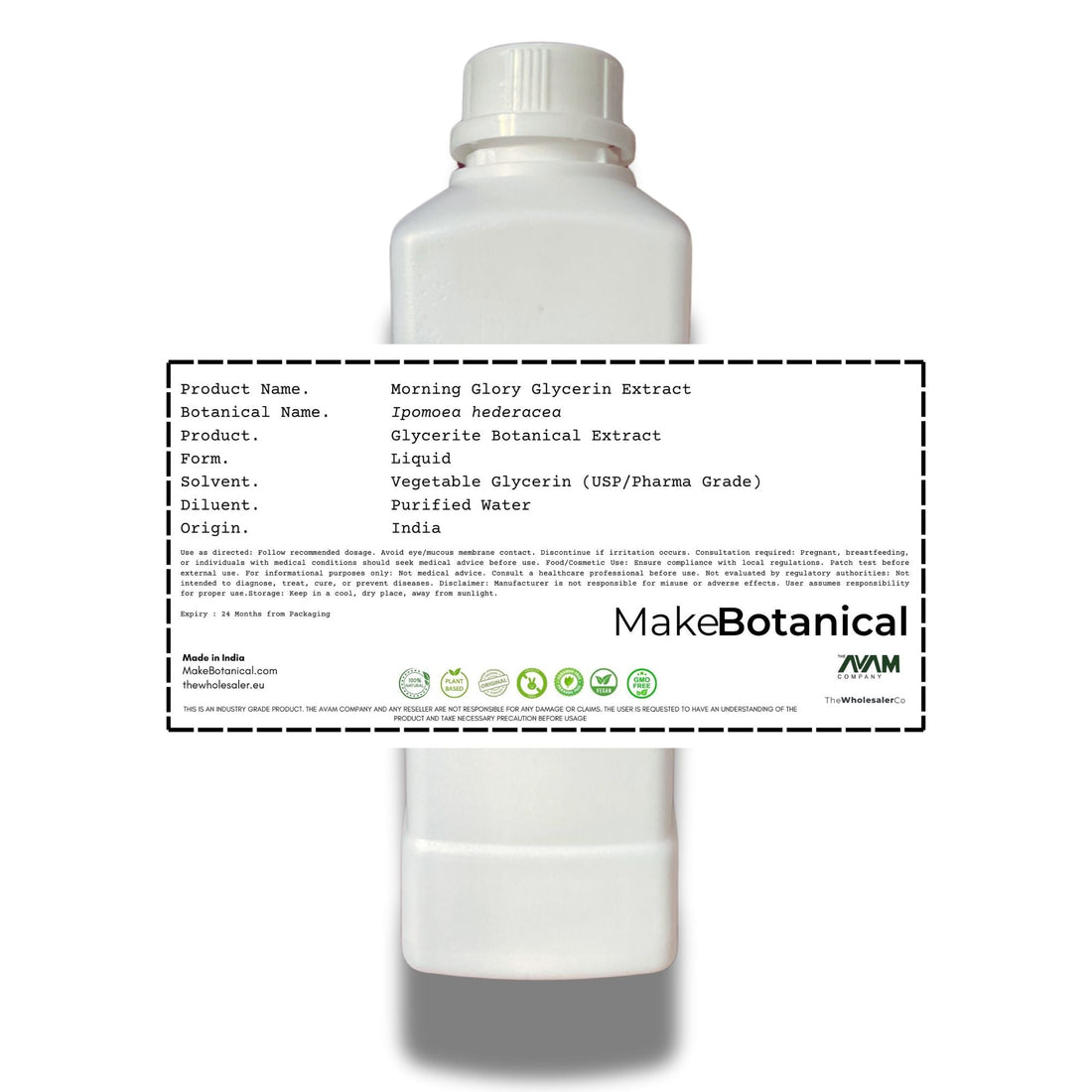 Morning Glory Glycerin Extract - Ipomoea hederacea