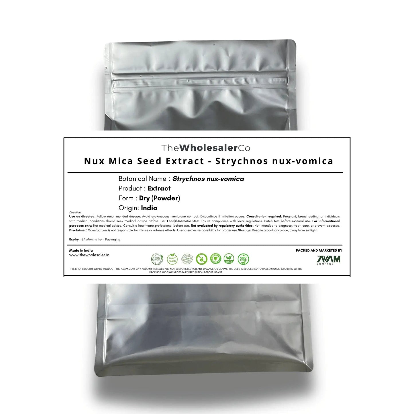 Nux Mica Seed Extract - Strychnos nux-vomica Product vendor