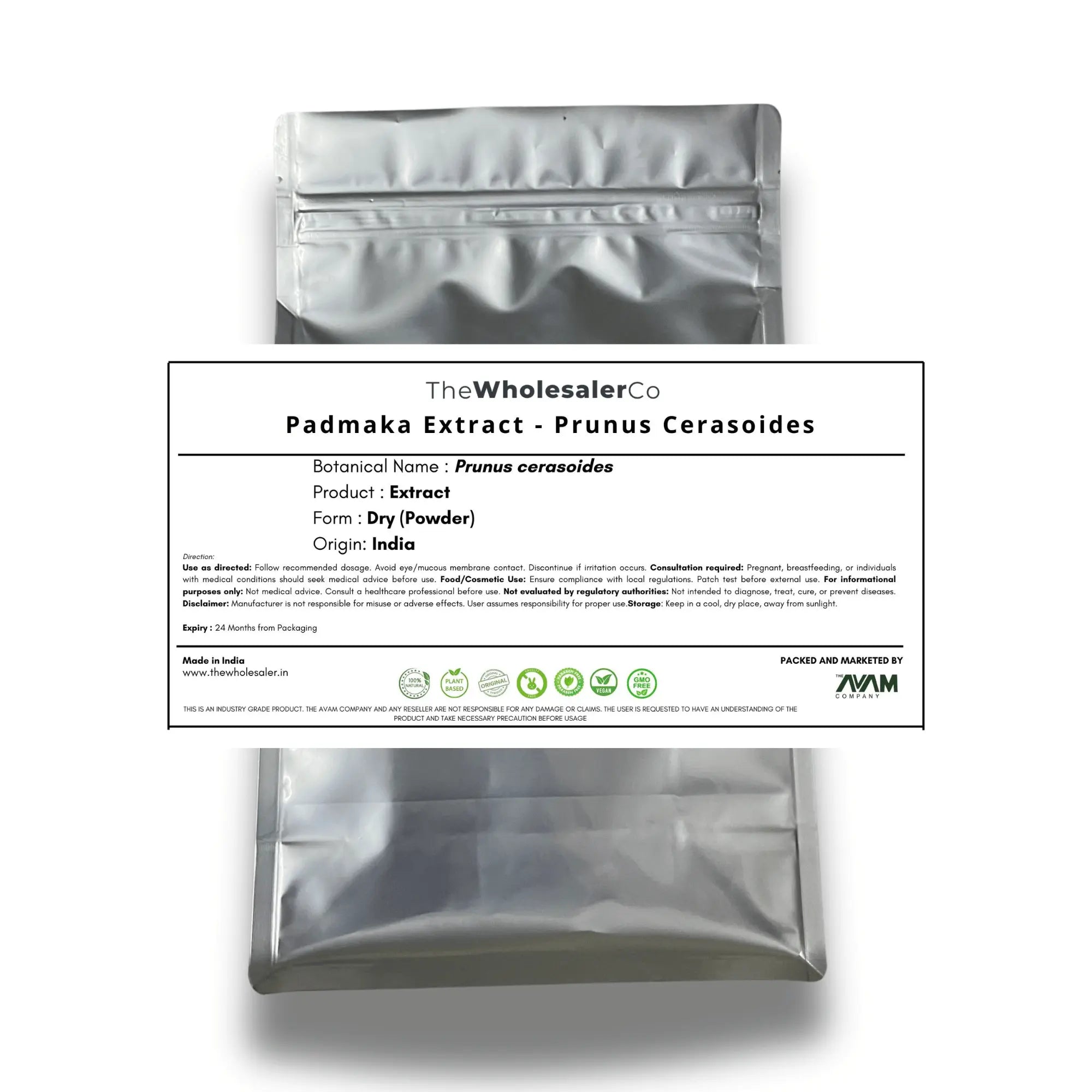 Padmaka Extract - Prunus Cerasoides- Bulk Supplier@TheWholesalerCo ...