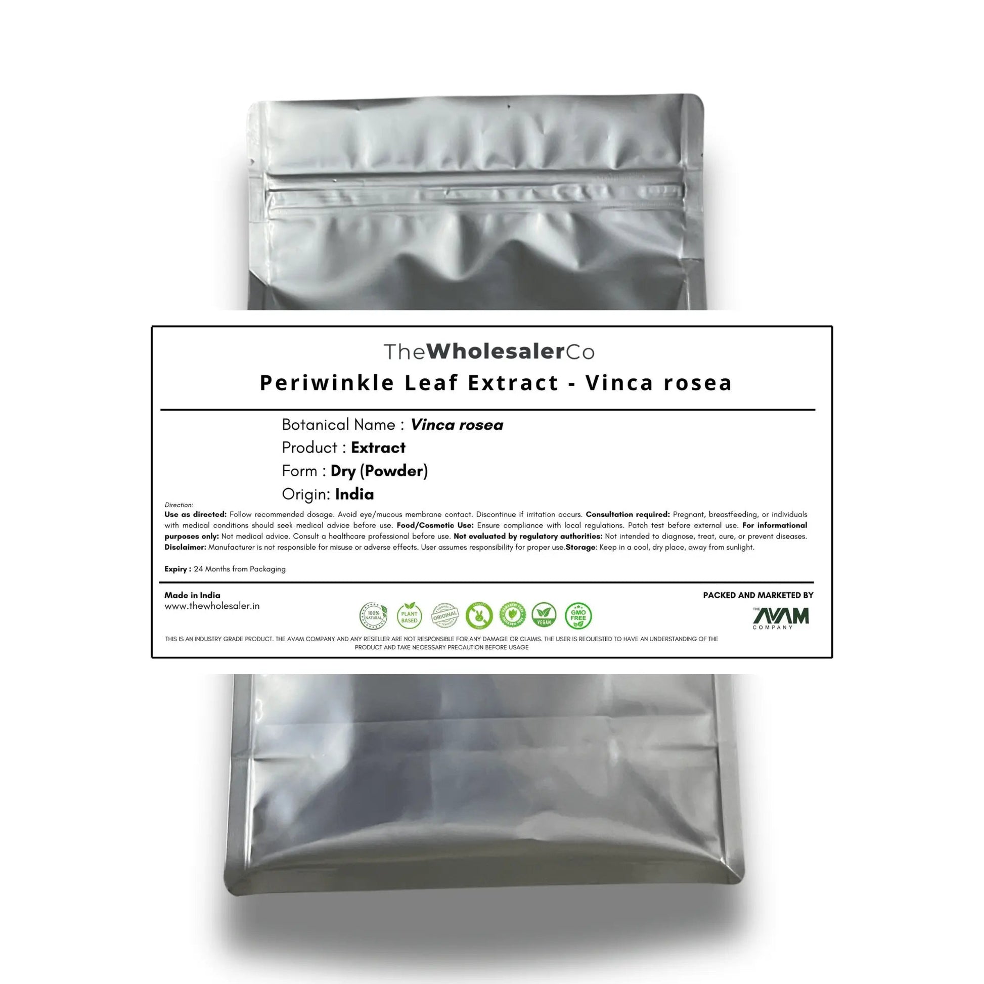 Periwinkle Leaf Extract - Vinca Rosea - Catharanthus roseus Bulk Supplier@TheWholesaleCo Prices