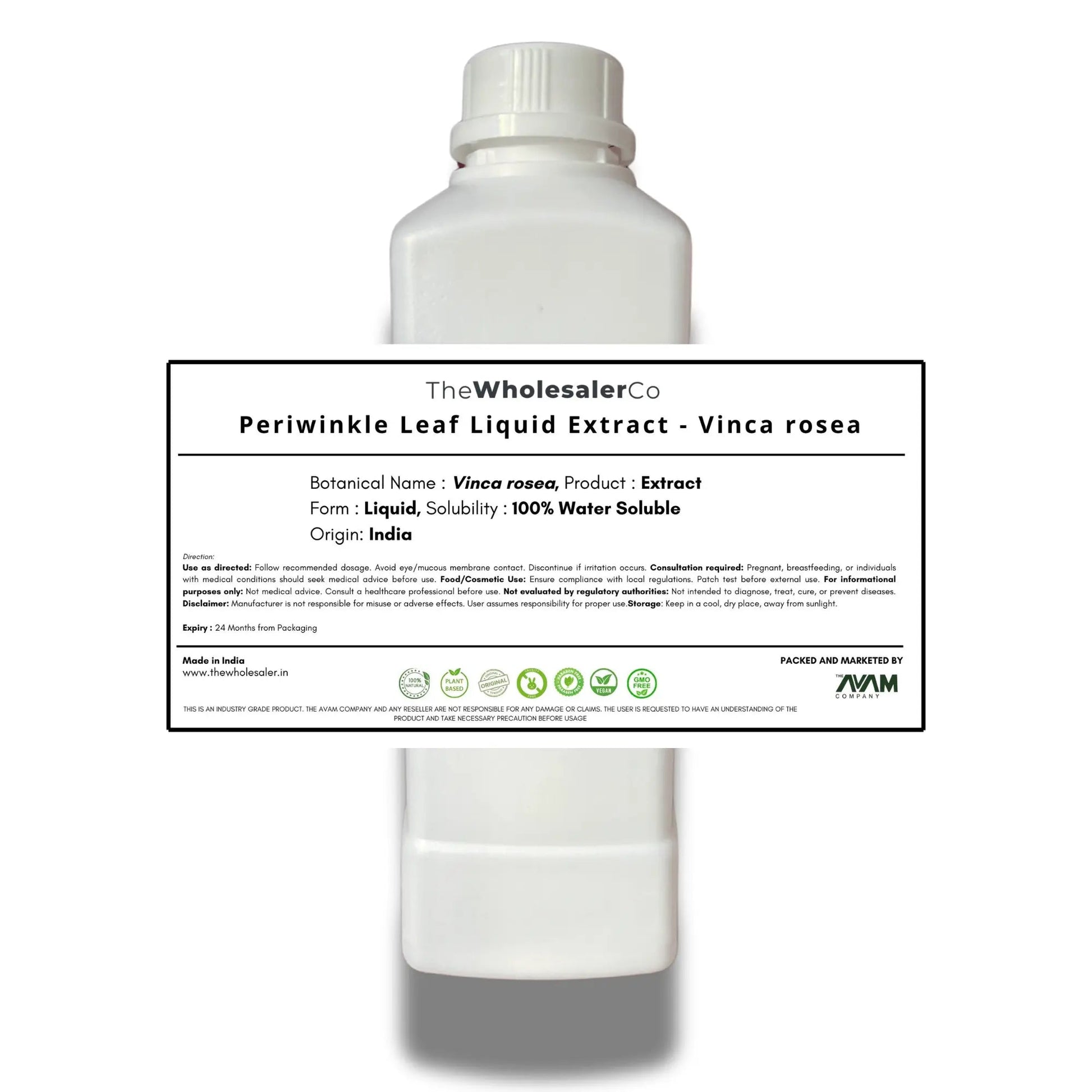 Periwinkle Leaf Liquid Extract - Vinca Rosea - Catharanthus roseus Bulk Supplier@TheWholesaleCo Prices