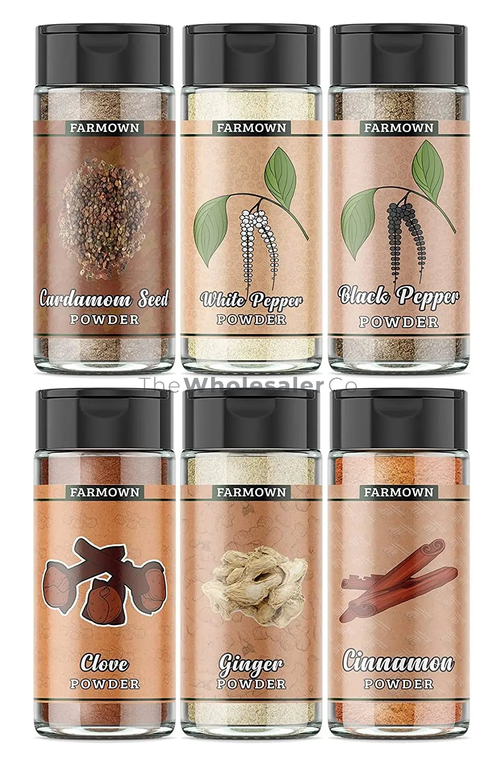 Pure and Exotic Spice Powder - Masala Pack - Cinnamon,Cardamon,Nutmeg,Clove and Black Pepper Product vendor