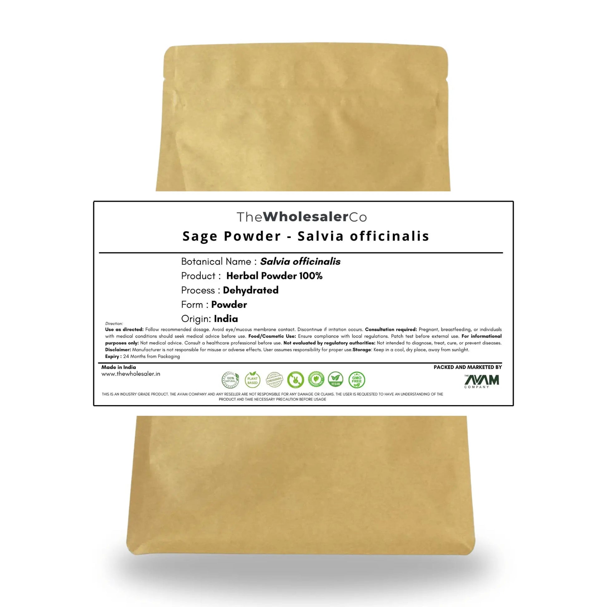 Sage Powder - Salvia officinalis Product vendor