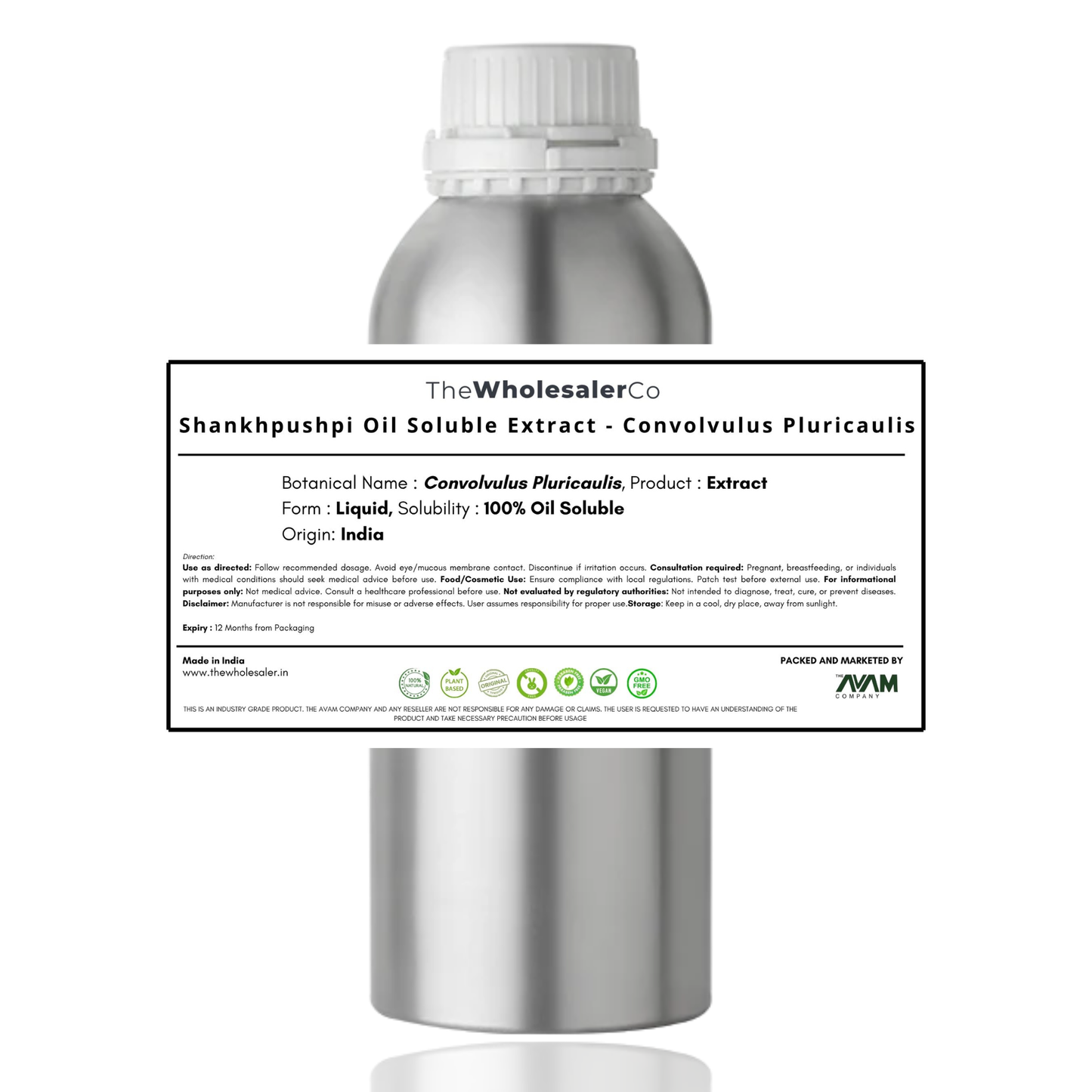 Shankhpushpi Oil Soluble Extract - Convolvulus Pluricaulis