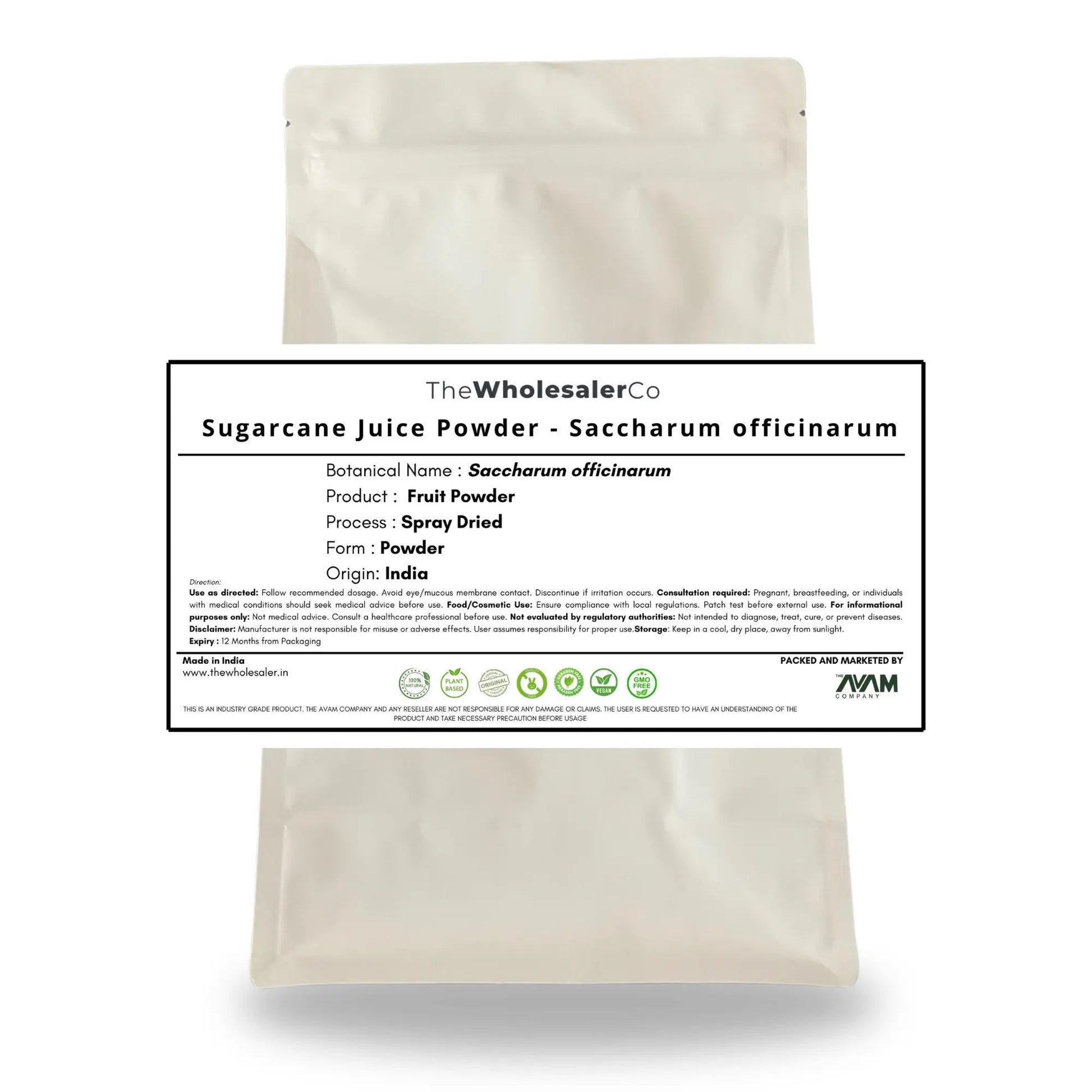 Sugarcane Juice Powder - Fruit Powder - Ganna - Ganne - Saccharum officinarum Bulk Supplier@TheWholesaleCo Prices