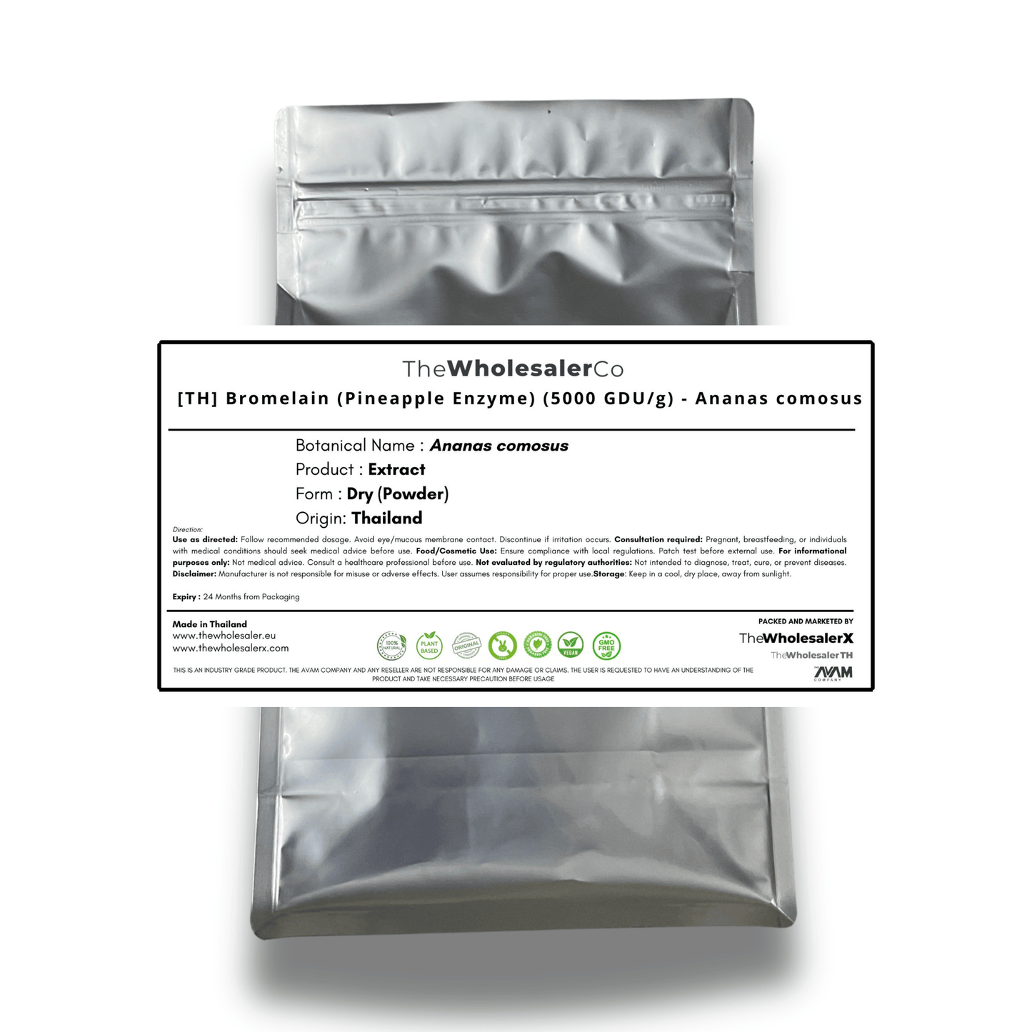 [TH] Bromelain (Pineapple Enzyme) (2400 GDU/g) - Ananas comosus