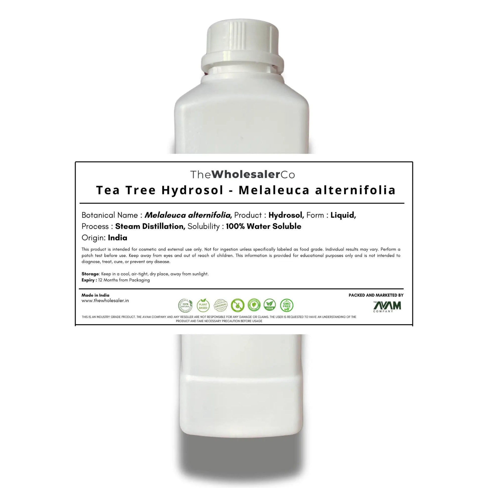 Tea Tree Hydrosol - Melaleuca alternifolia Bulk Supplier@TheWholesaleCo Prices