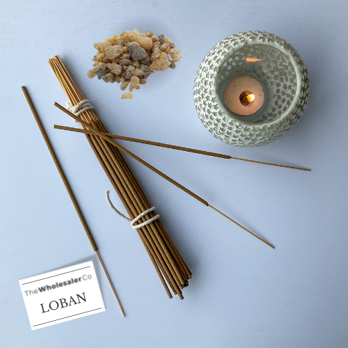 Loban Incense Sticks - Benzoin - Natural Agarbatti | TheWholesalerCo
